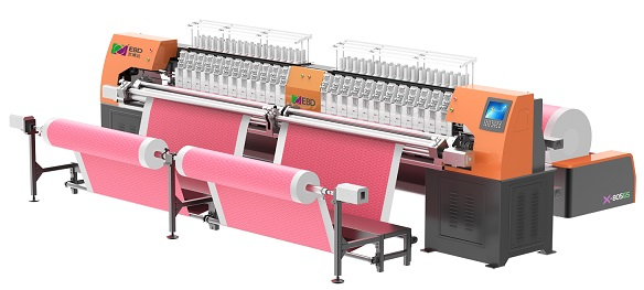 multi head 1000rpm seat quilting embroidery machine